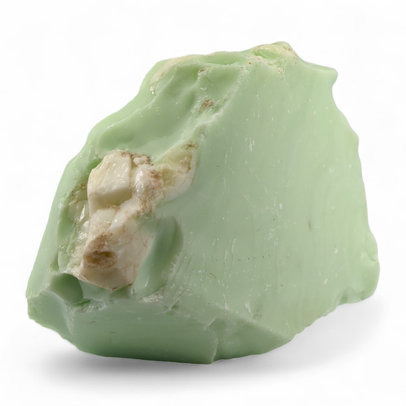 Lime Jadeite Green Multitone Layered Swirl Slag Art Glass Cullet #4GX11 - Picture 5 of 7